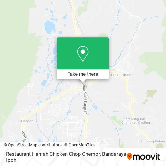Restaurant Hanfah Chicken Chop Chemor map