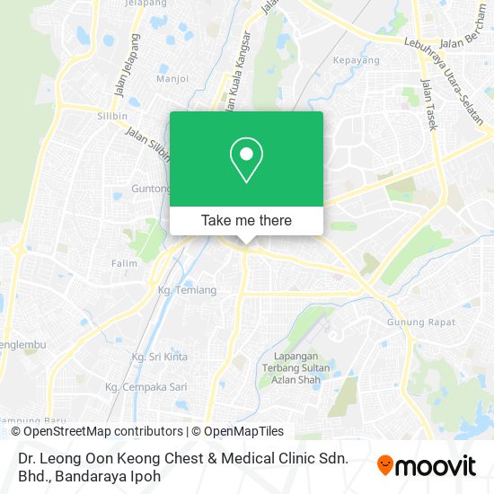 Dr. Leong Oon Keong Chest & Medical Clinic Sdn. Bhd. map