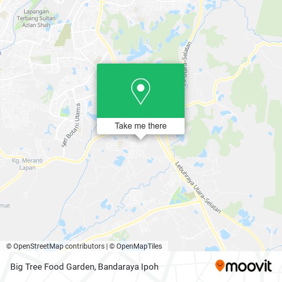 Big Tree Food Garden map