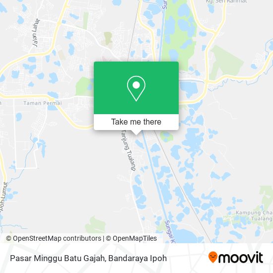 Pasar Minggu Batu Gajah map