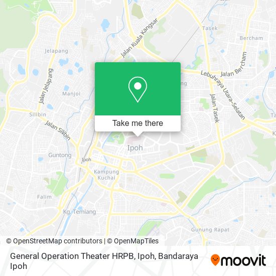 Peta General Operation Theater HRPB, Ipoh