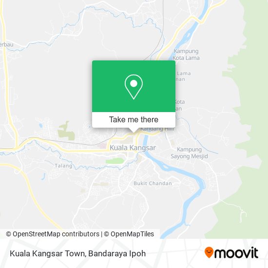 Kuala Kangsar Town map