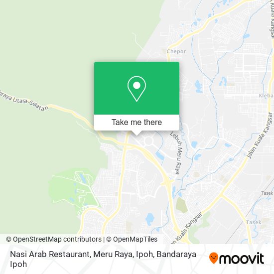 Nasi Arab Restaurant, Meru Raya, Ipoh map