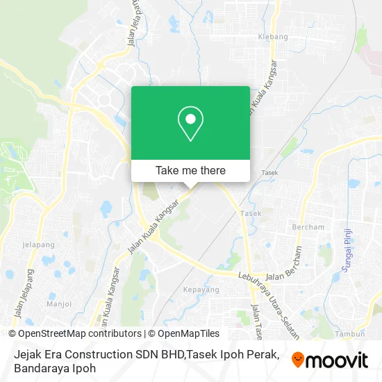 Jejak Era Construction SDN BHD,Tasek Ipoh Perak map