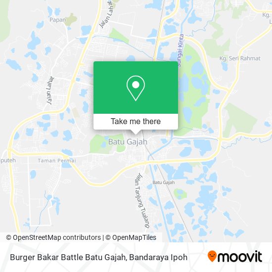 Peta Burger Bakar Battle Batu Gajah