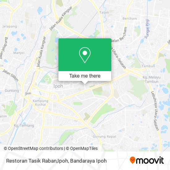 Restoran Tasik Raban,Ipoh map
