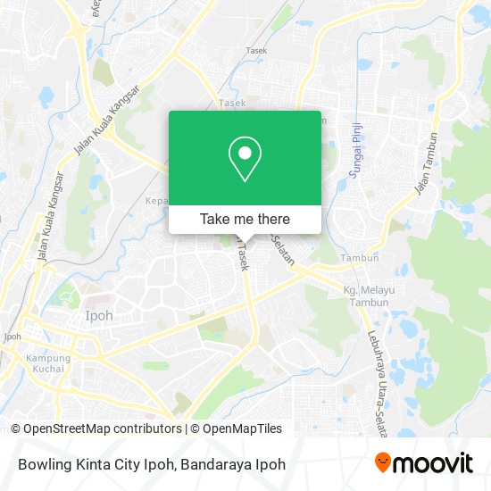 Bowling Kinta City Ipoh map