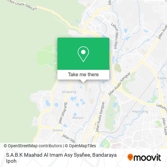 S.A.B.K Maahad Al Imam Asy Syafiee map