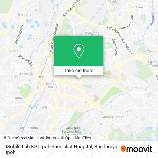 Mobile Lab KPJ Ipoh Specialist Hospital map
