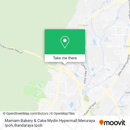 Mamam Bakery & Cake Mydin Hypermall Meruraya Ipoh map