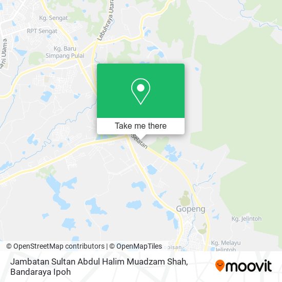 Jambatan Sultan Abdul Halim Muadzam Shah map