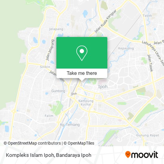 Kompleks Islam Ipoh map