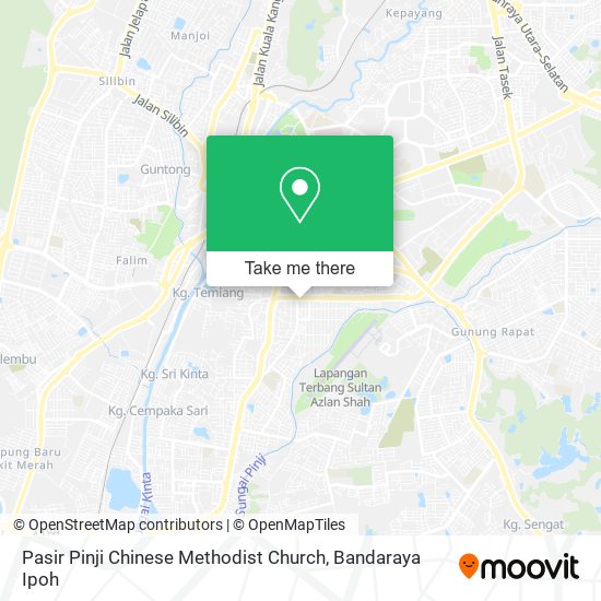 Peta Pasir Pinji Chinese Methodist Church