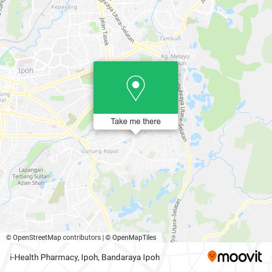 Peta i-Health Pharmacy, Ipoh