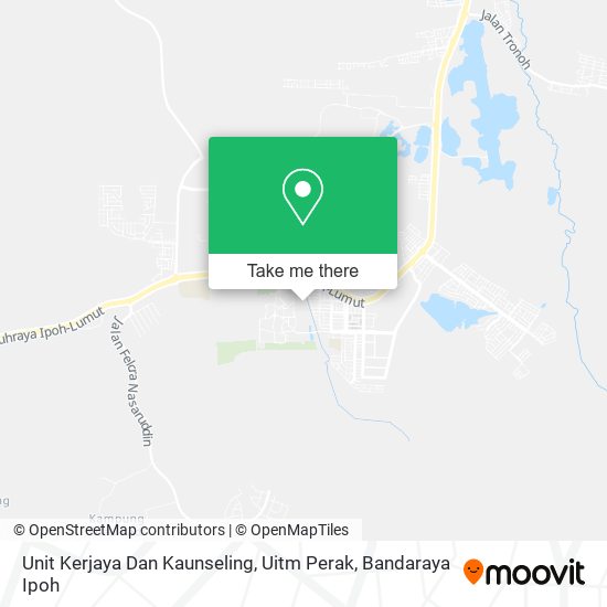 Peta Unit Kerjaya Dan Kaunseling, Uitm Perak