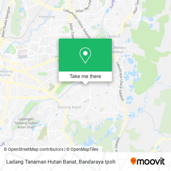 Ladang Tanaman Hutan Banat map