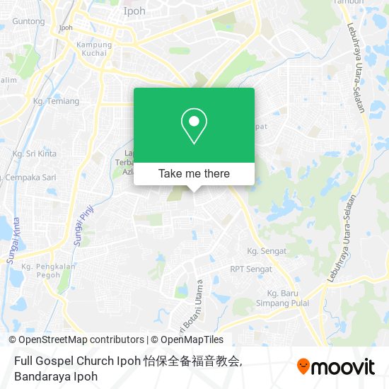 Peta Full Gospel Church Ipoh 怡保全备福音教会