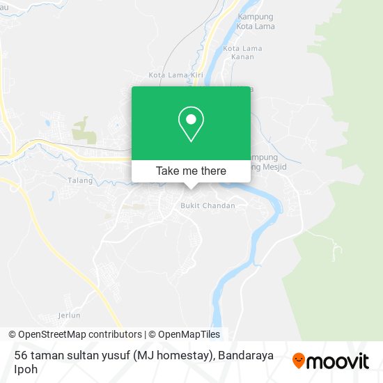 Peta 56 taman sultan yusuf (MJ homestay)