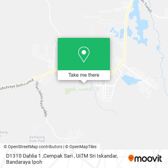 D1310 Dahlia 1 ,Cempak Sari , UiTM Sri Iskandar map