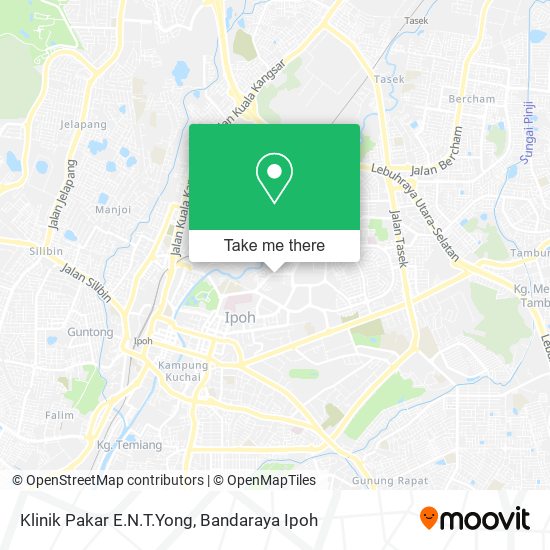 Klinik Pakar E.N.T.Yong map