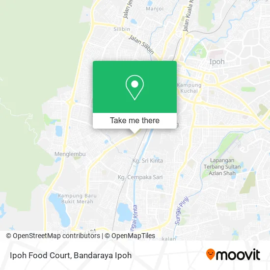 Ipoh Food Court map