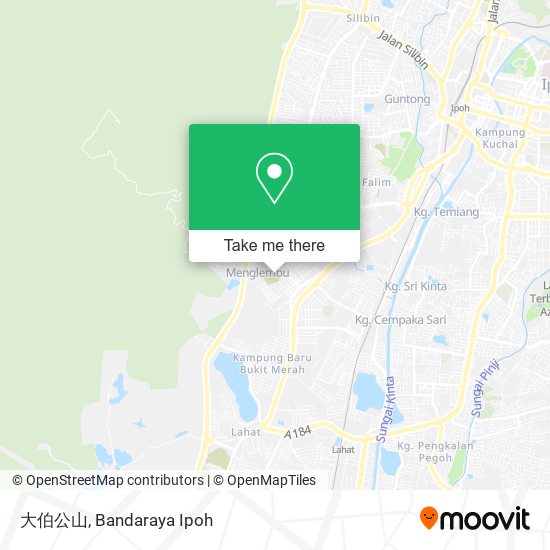 大伯公山 map