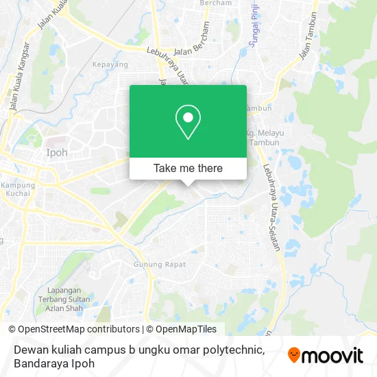 Dewan kuliah campus b ungku omar polytechnic map