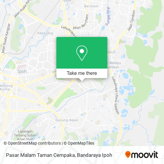 Pasar Malam Taman Cempaka map