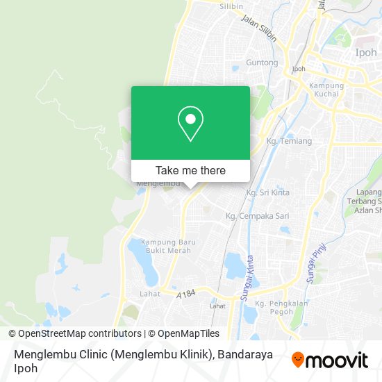 Peta Menglembu Clinic (Menglembu Klinik)