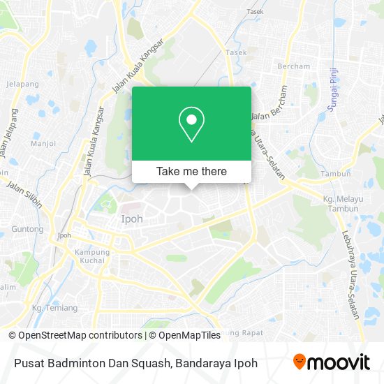 Pusat Badminton Dan Squash map