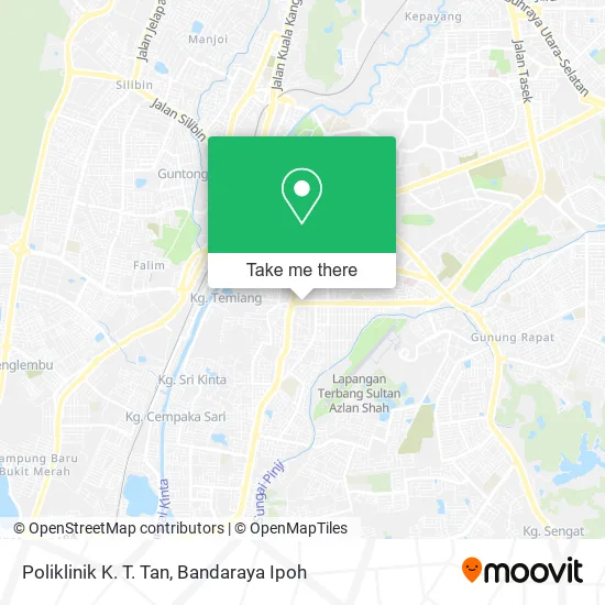 Poliklinik K. T. Tan map
