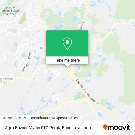 Peta Agro Bazaar Mydin RTC Perak
