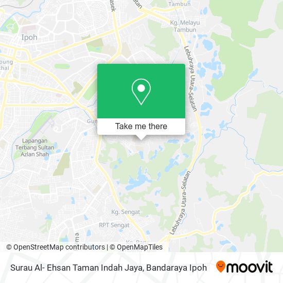 Peta Surau Al- Ehsan Taman Indah Jaya