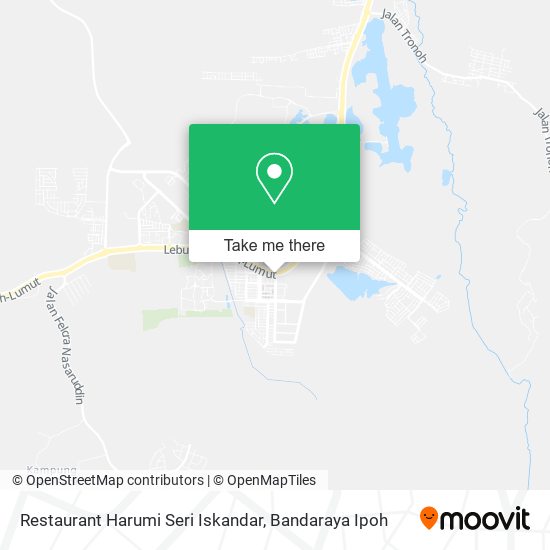 Peta Restaurant Harumi Seri Iskandar