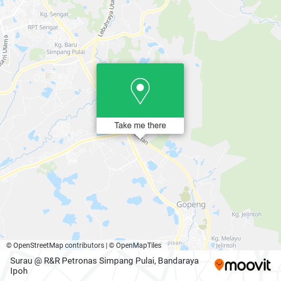 Surau @ R&R Petronas Simpang Pulai map