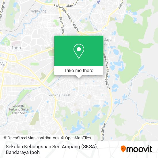 Peta Sekolah Kebangsaan Seri Ampang (SKSA)