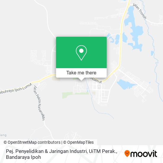Peta Pej. Penyelidikan & Jaringan Industri, UiTM Perak.