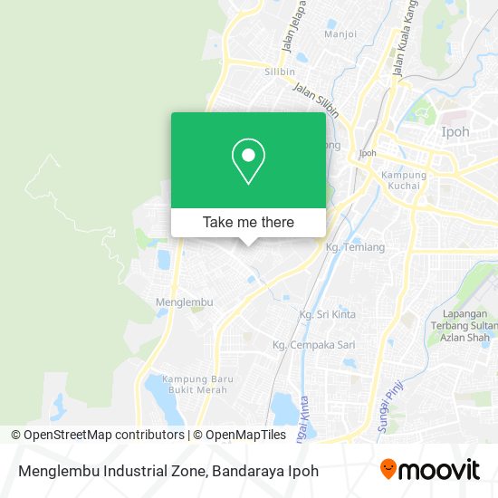 Menglembu Industrial Zone map