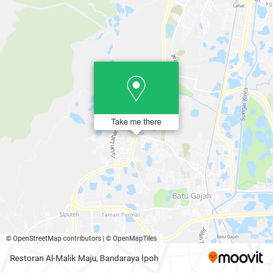 Restoran Al-Malik Maju map