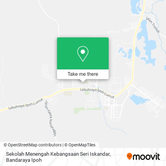 Sekolah Menengah Kebangsaan Seri Iskandar map