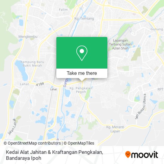 Kedai Alat Jahitan & Kraftangan Pengkalan map