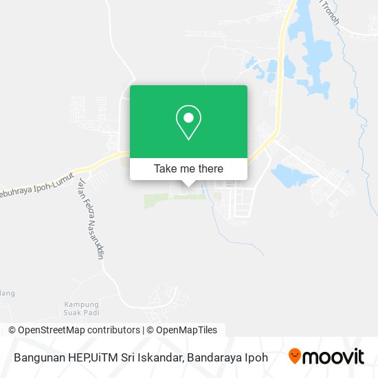 Peta Bangunan HEP,UiTM Sri Iskandar