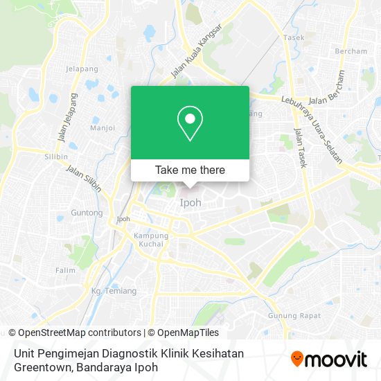 Unit Pengimejan Diagnostik Klinik Kesihatan Greentown map