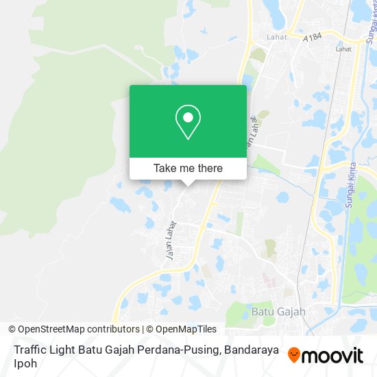 Traffic Light Batu Gajah Perdana-Pusing map