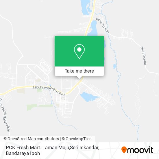 PCK Fresh Mart. Taman Maju,Seri Iskandar map