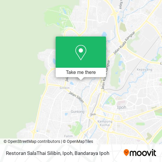 Restoran SalaThai Silibin, Ipoh map