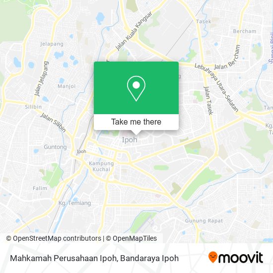 Mahkamah Perusahaan Ipoh map