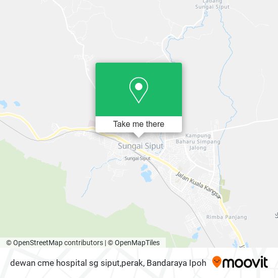 dewan cme hospital sg siput,perak map