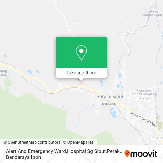 Alert And Emergency Ward,Hospital Sg Siput,Perak. map