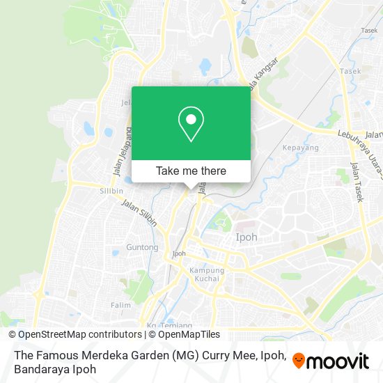 The Famous Merdeka Garden (MG) Curry Mee, Ipoh map